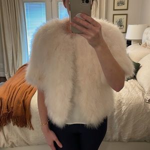 Annabelle New York Blush Feather cropped jacket